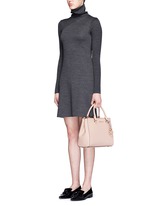 Detail View -Click To Enlarge 'Sutton' medium saffiano leather satchel
