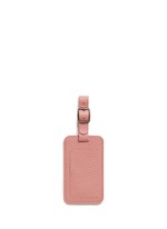 Main View -Click To Enlarge Single window leather luggage tag