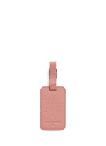 Figure View -Click To Enlarge Single window leather luggage tag