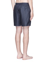 Back View -Click To Enlarge Micro polka dot print swim shorts