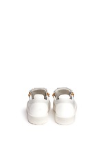 Back View -Click To Enlarge 'May London' leather low top sneakers