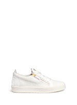 Main View -Click To Enlarge 'May London' leather low top sneakers
