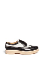 Main View -Click To Enlarge 'Opal' combo leather spectator brogue derbies