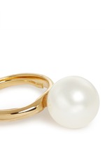 Detail View -Click To Enlarge Large glass pearl ring