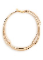 Main View -Click To Enlarge Three part cut out collar necklace