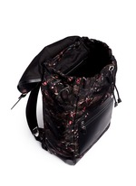Detail View -Click To Enlarge 'Rider' monkey brothers print nylon backpack