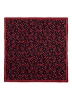 Main View -Click To Enlarge Floral virgin wool-silk scarf