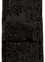 Detail View -Click To Enlarge Floral jacquard silk tie