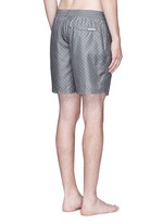 Back View -Click To Enlarge Polka dot print swim shorts