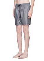 Figure View -Click To Enlarge Polka dot print swim shorts