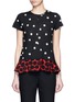 Main View - Click To Enlarge Main View - Click To Enlarge - Proenza Schouler - Dot print tissue jersey T-shirt