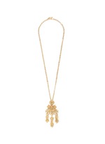 Main View -Click To Enlarge Filigree chandelier pendant necklace