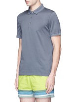 Front View -Click To Enlarge Cotton jersey polo shirt