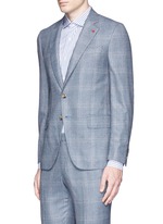 Front View -Click To Enlarge 'Gregory' wool houndstooth suit