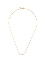 Main View -Click To Enlarge 'Neon Love' diamond 18k yellow gold pendant necklace