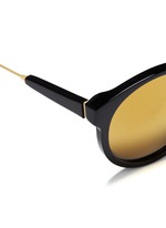 Detail View -Click To Enlarge 'Panamá' metal temple acetate sunglasses