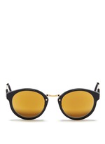 Main View -Click To Enlarge 'Panamá' metal temple acetate sunglasses