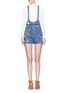Main View - Click To Enlarge Main View - Click To Enlarge - Valentino - Butterfly embroidery denim overalls