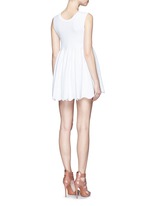 Back View -Click To Enlarge 'Vanuatu' dot cloqué knit babydoll dress