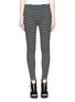 Main View - Click To Enlarge Main View - Click To Enlarge - Alaïa - 'Fidji' bicolour perforated zigzag knit leggings
