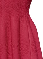 Detail View -Click To Enlarge 'Vanuatu' dot cloqué knit dress