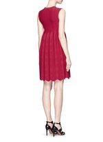 Back View -Click To Enlarge 'Vanuatu' dot cloqué knit dress