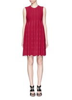 Main View -Click To Enlarge 'Vanuatu' dot cloqué knit dress