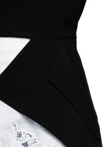 Detail View -Click To Enlarge Satin lapel penguin suiting jacket