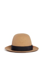 Main View -Click To Enlarge 'Traveller Summer' rabbit furfelt hat