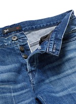 Click To Enlarge 'M5' distressed slim fit jeans