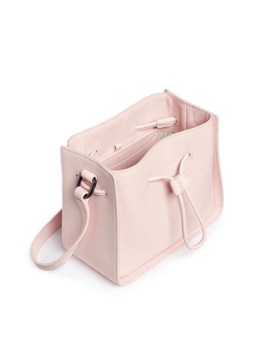 mini soleil leather shoulder bag