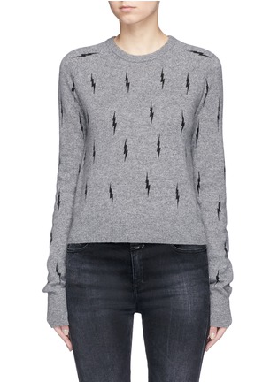 Main View - Click To Enlarge Main View - Click To Enlarge - Equipment - x Kate Moss 'Ryder' lightning intarsia cashmere sweater