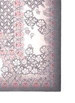 Detail View -Click To Enlarge Daisy skull print silk scarf