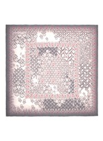 Main View -Click To Enlarge Daisy skull print silk scarf