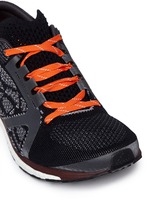 Detail View -Click To Enlarge 'Adizero Adios' snake jacquard Primeknit sneakers