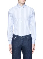 Main View -Click To Enlarge 'Milano' stripe cotton shirt
