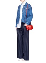 Figure View -Click To Enlarge 'Elephant' mini leather shoulder bag