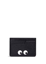 Main View -Click To Enlarge 'Eyes' embossed leather cardholder