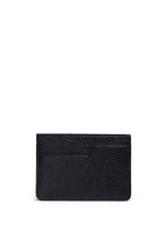 Figure View -Click To Enlarge 'Eyes' embossed leather cardholder