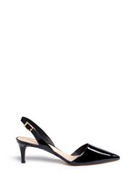 Main View -Click To Enlarge 'Claudia' slingback patent leather pumps