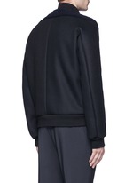 Back View -Click To Enlarge Shearling front bomber jacket