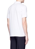 Back View -Click To Enlarge Thunderbolt print polo shirt