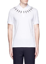 Main View -Click To Enlarge Thunderbolt print polo shirt