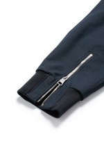 Detail View -Click To Enlarge Skinny fit zip cuff cargo pants