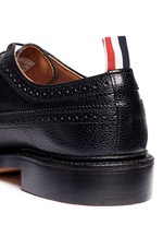 Click To Enlarge Pebble grain leather brogue Derbies