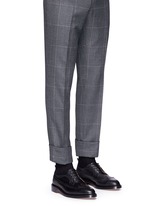 Figure View -Click To Enlarge Pebble grain leather brogue Derbies