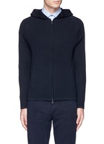 Main View -Click To Enlarge 'Melker' waffle knit zip front sweater