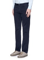 Front View -Click To Enlarge 'Haydin' slim straight cotton chinos