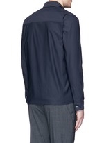 Back View -Click To Enlarge 'Drato' tech fabric shirt jacket