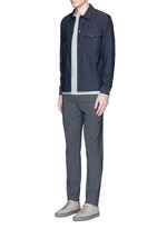 Figure View -Click To Enlarge 'Drato' tech fabric shirt jacket